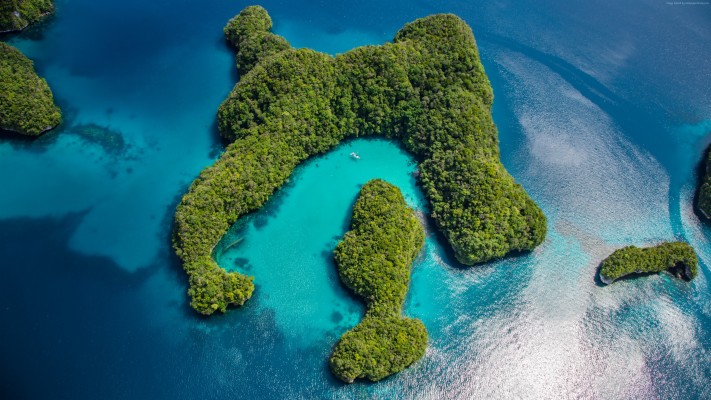 Wallpaper Palau, Philippines, Ocean, Islands, 8k, Nature - Palau ...