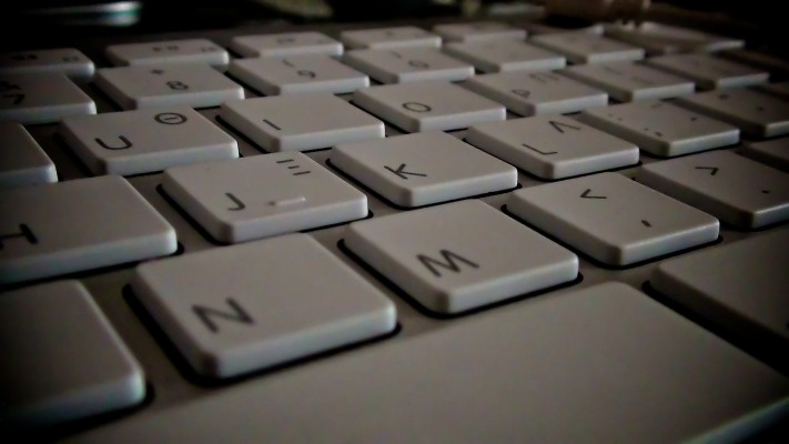 White Keyboard Apple Wallpaper Desktop Wallpaper - Background For ...