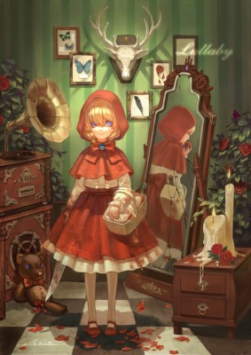 Anime Red Riding Hood Fanart 760x1074 Wallpaper Teahub Io