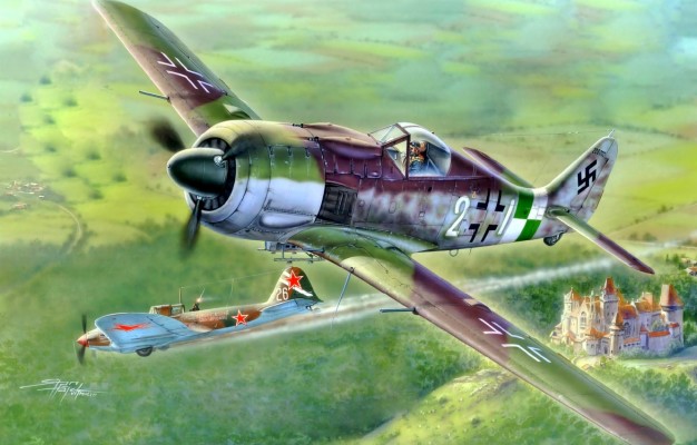 Photo Wallpaper Focke Wulf 190, Il 2, Fw - 1 48 Eduard Fw 190 A9 ...