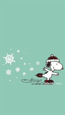 Christmas Skating Snoopy 7x1280 Wallpaper Teahub Io