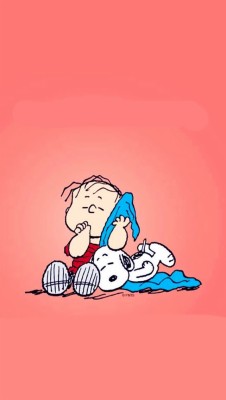 Snoopy Snuggling 642x1136 Wallpaper Teahub Io