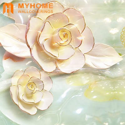 Islamic Wallpaper - Tranh Dán Tường 3d Giả Ngọc  - HD Wallpaper