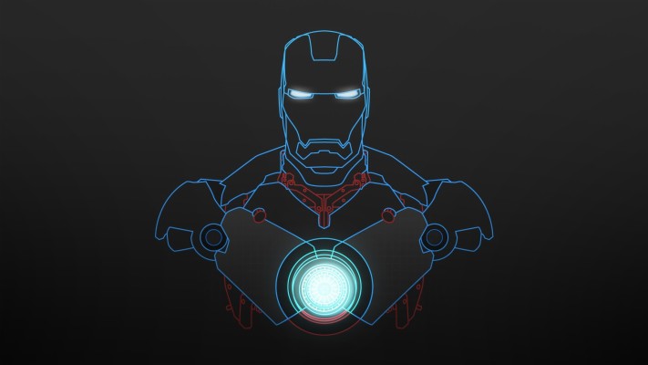 Iron Man Minimalist Logo - Ironman Desktop Wallpaper 1920x1080 ...