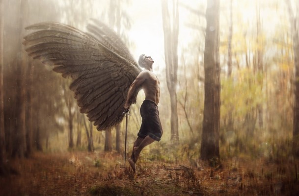 Men With Angel Wings - 800x800 Wallpaper - teahub.io