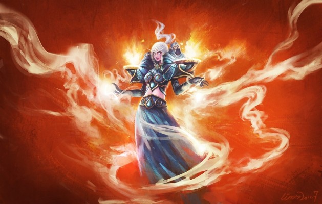 Video Games Lights World Of Warcraft Fire Priest Blizzard - Wow ...