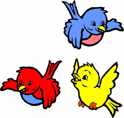 bird flying clipart