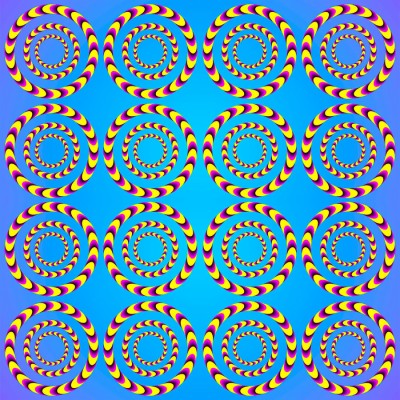 Spinning Wheels Optical Illusion - 900x900 Wallpaper - teahub.io