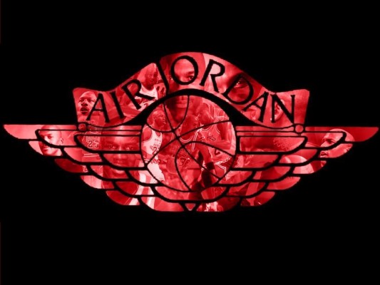 jordan logo black and red