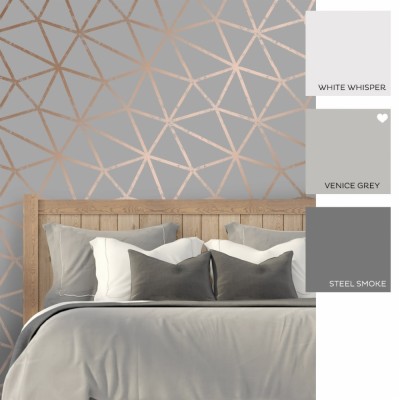 Grey And Copper Bedroom - 1000x1000 Wallpaper - teahub.io