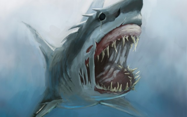 Teeth Wallpaper - Demon Shark - 1920x1200 Wallpaper - teahub.io