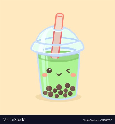 Cute Bubble Tea Cartoon - 1000x1080 Wallpaper 