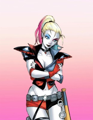 Harley Quinn And Wallpaper Image - Anime Harley Quinn Drawing