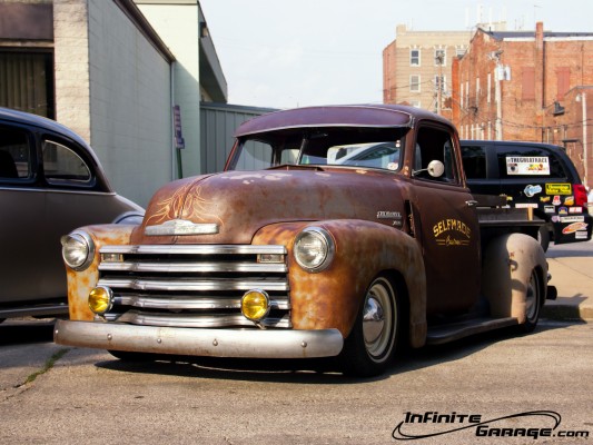 Chevy Rat Rod Truck Wallpaper Normal Size - 1950s Truck Rat Rod