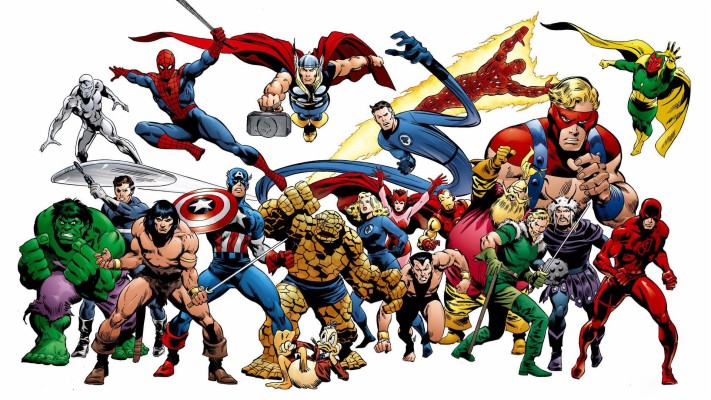 All Marvel Characters Background - 1920x1080 Wallpaper - teahub.io