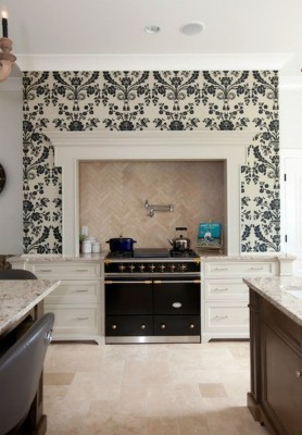 French Country Kitchen Wallpaper Photo - French Country Kitchen ...