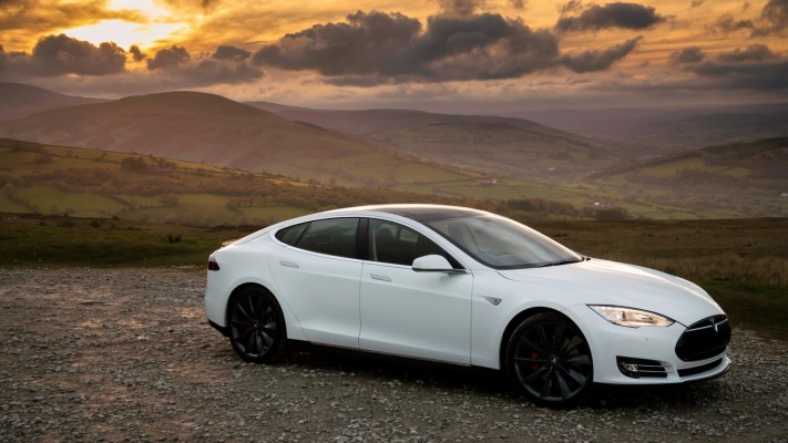 Wallpaper Tesla White Sedan - Tesla P100d White - 1920x1080 Wallpaper ...