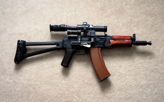 Ak-47 Assault Rifle Wallpaper - Ak 47 Gun Images Hd  - HD Wallpaper