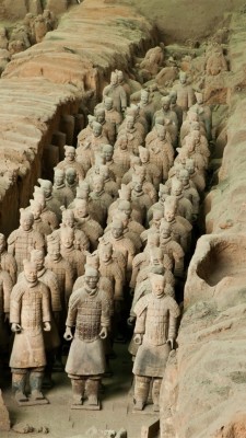 Iphone Wallpaper The Terracotta Army, China Cultural - Terracotta Army ...