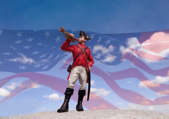 Bugle, Soldier, American, Trumpet, Military, Horn, - 910x639 Wallpaper