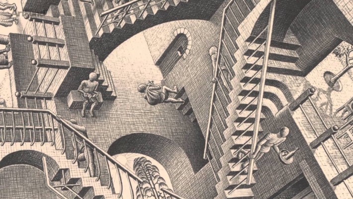 Mc Escher 1024x1024 Wallpaper Teahub Io