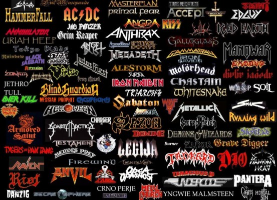 Heavy Metal Bands Wallpaper - Hard Rock Band Logo - 1599x1156 Wallpaper -  