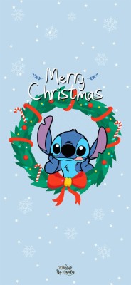 Fond Decran Wallpaper Stitch Noel Merry Christmas Disney - Christmas