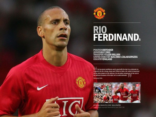 Rio Ferdinand Wallpapers Manchester United Wallpapers - Rio Ferdinand ...