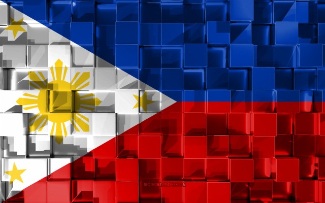 Flag Of Philippines, 3d Flag, 3d Cubes Texture, Flags - Flag High ...