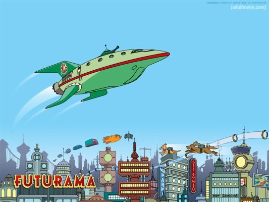 Futurama - Futuristic City Drawing - 1280x960 Wallpaper - teahub.io