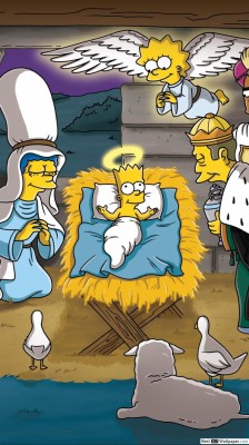 The Simpsons, Christmas Wallpapers Hd / Desktop And - Merry Christmas ...