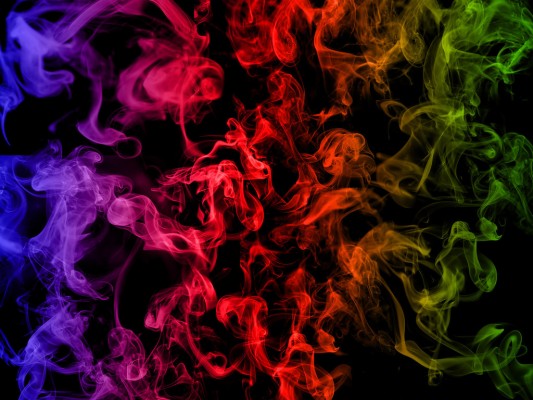 Colorful Smoke - 1024x768 Wallpaper 