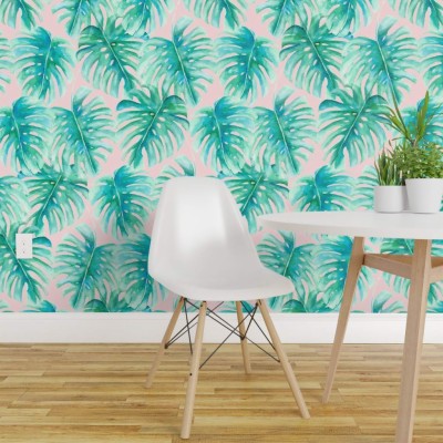 Tropical Rainforest Palm Banana Leaves Backdrop - 750x664 Wallpaper ...