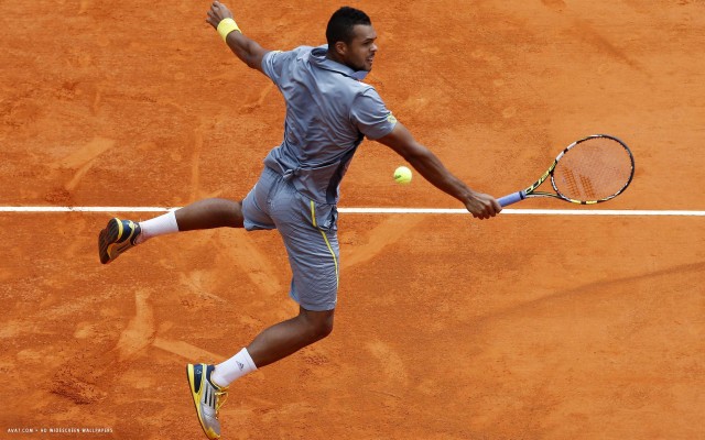 Jo Wilfried Tsonga Tennis Player Hd Widescreen Wallpaper - Soft Tennis ...