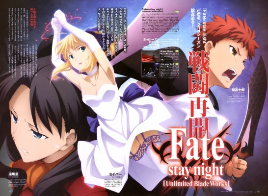 Fate Stay Night Unlimited Blade Works Servants - 1984x1224 Wallpaper