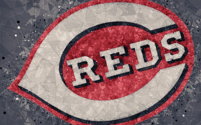 Cincinnati Reds, 4k, Logo, Silk Texture, American Baseball - Cincinnati ...