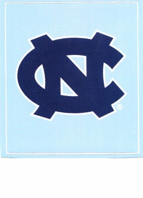 3 Inch Unc Blue Logo Decal University Of North Carolina - University Of ...
