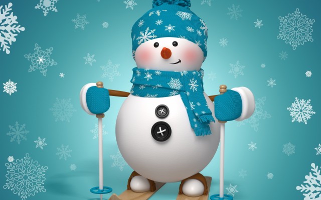 Photo Wallpaper Snowman Happy Winter Snow Cute Snowman For New Year 1332x850 Wallpaper Teahub Io