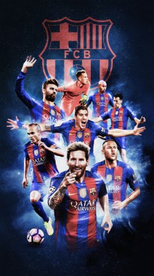 Players-fc Barcelona Wallpapers - Barcelona 2018 Wallpaper Hd ...