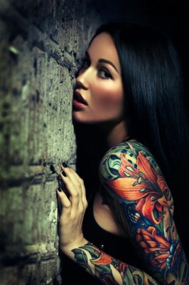 Sleeve Tattoos For Girls Sexy Half Sleeve Tattoo For Women 600x869 Wallpaper Teahub Io