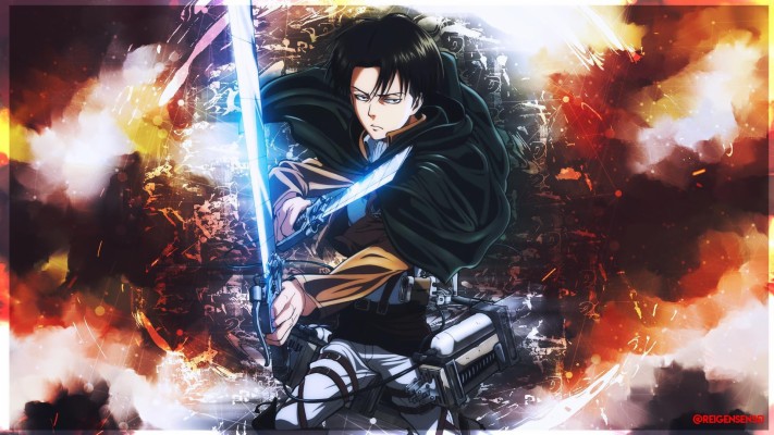 Shingeki No Kyojin, Levi, Destruction, Sad Expression, - Attack On ...