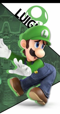 Luigi Smash Bros Ultimate - 852x1608 Wallpaper - teahub.io