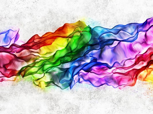 3d Rainbow Silk - Wallpaper - 1280x960 Wallpaper 