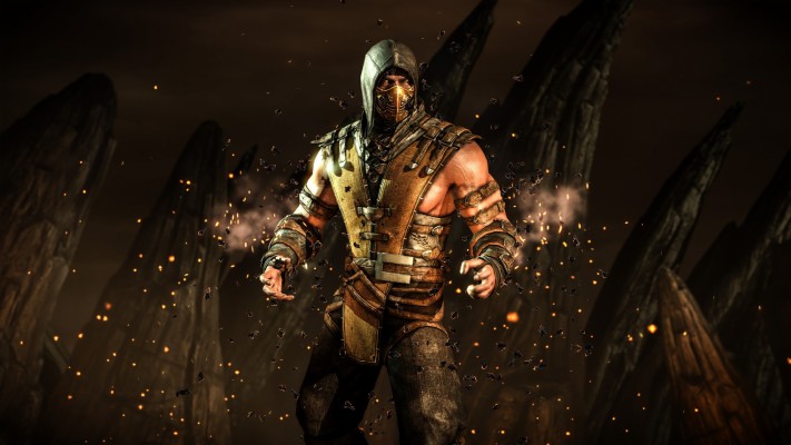 Scorpion, Mortal Kombat X, Knife, Hoodie, Artwork - 1080x2340 Wallpaper ...