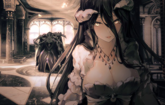 overlord albedo wallpapers high quality resolution albedo wallpaper overlord 1191x670 wallpaper teahub io