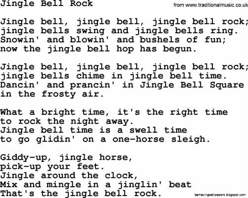 jingle bell rock song with lyrics