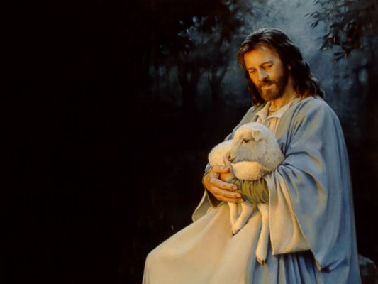 Lord Is My Shepherd With Jesus - 1024x768 Wallpaper 