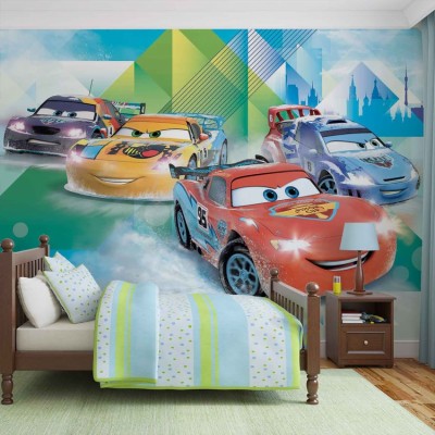 Disney Cars Lightning Mcqueen Camino Wallpaper Mural - 750x750 ...