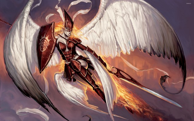 Photo Wallpaper Sword, Fantasy, Armor, Animals, Weapon, - Giant Bird 