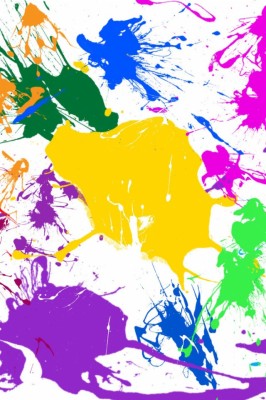 Paint Splatter Colorful Iphone Wallpaper - Colorful Paint Splatter Background  Hd - 640x1136 Wallpaper 